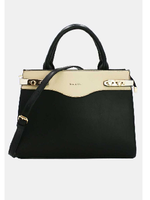 Tom et Eva  Sac à Main Chic Bicolores Black Apricot 30*13.5*20cm