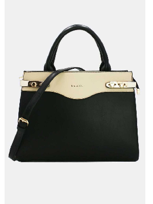 Tom et Eva  Sac à Main Chic Bicolores Black Apricot 30*13.5*20cm