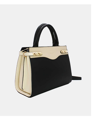 Tom et Eva  Sac à Main Chic Bicolores Black Apricot 30*13.5*20cm