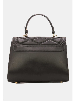 Tom et Eva Sac à Rabat Matelassé Chic Femme Noir 27*12*20 cm