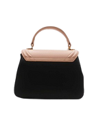Tom et Eva Sac à Main Femme Bicolore Rabat Asymétrique Apricot 27*12*19 cm
