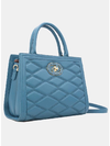 Tom et Eva Sac à Main Femme Chic Matelassé Blue 30*13*22 cm