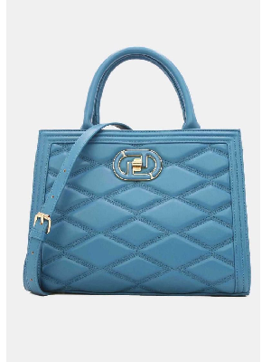 Tom et Eva Sac à Main Femme Chic Matelassé Blue 30*13*22 cm
