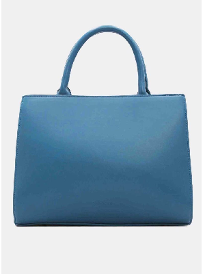 Tom et Eva Sac à Main Femme Chic Matelassé Blue 30*13*22 cm