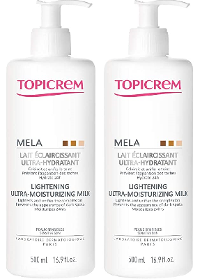 Topicrem MELA Lait Éclaircissant Ultra-Hydratant 500ml