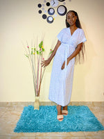 Longue robe Bleue