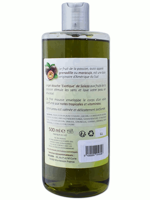 Soleza Gel douche Fruits de la passion 500 ml