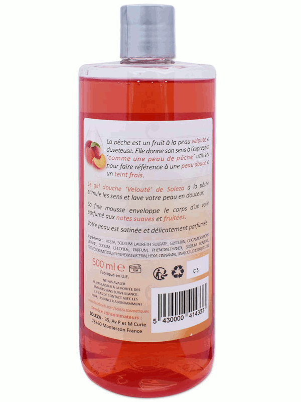 Soleza Gel douche Peche 500 ml
