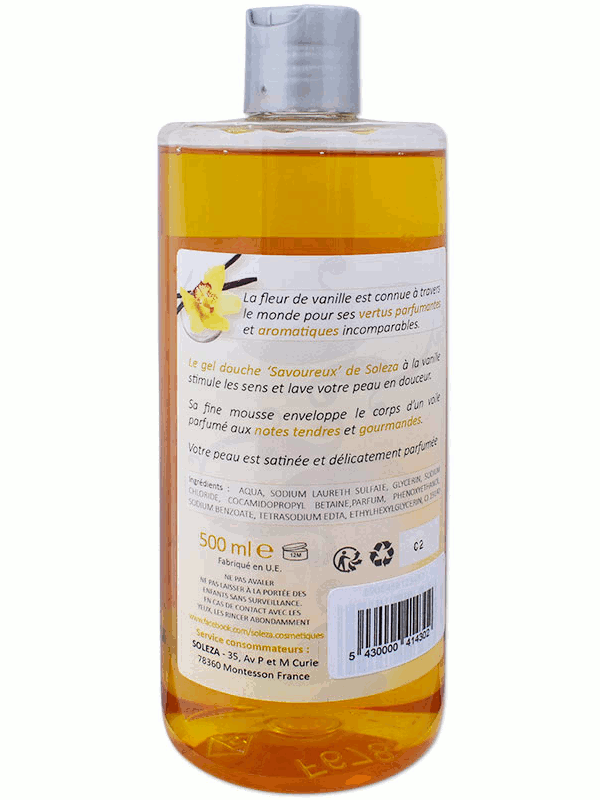 Soleza Gel douche Vanille 500 ml